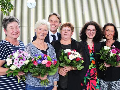 Frau Köhler, Dr. Kiezmann, Prof. Rademann, Frau Christmann, Prof. Kloft und Frau Karsubke
